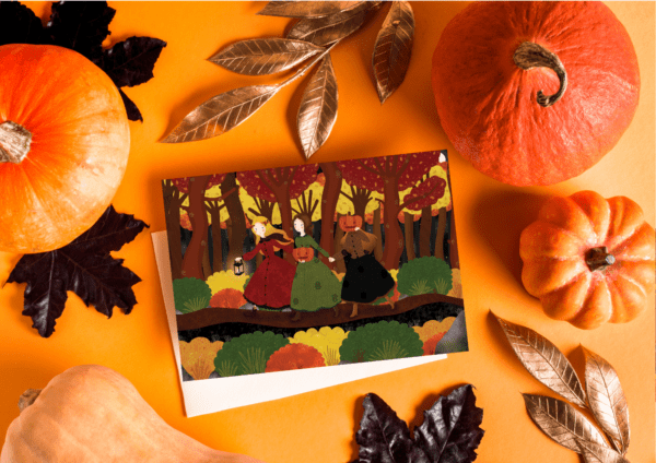 Carte "Escapade d'Halloween"