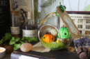 Curcubitis pepo, Petites citrouilles verte et orange